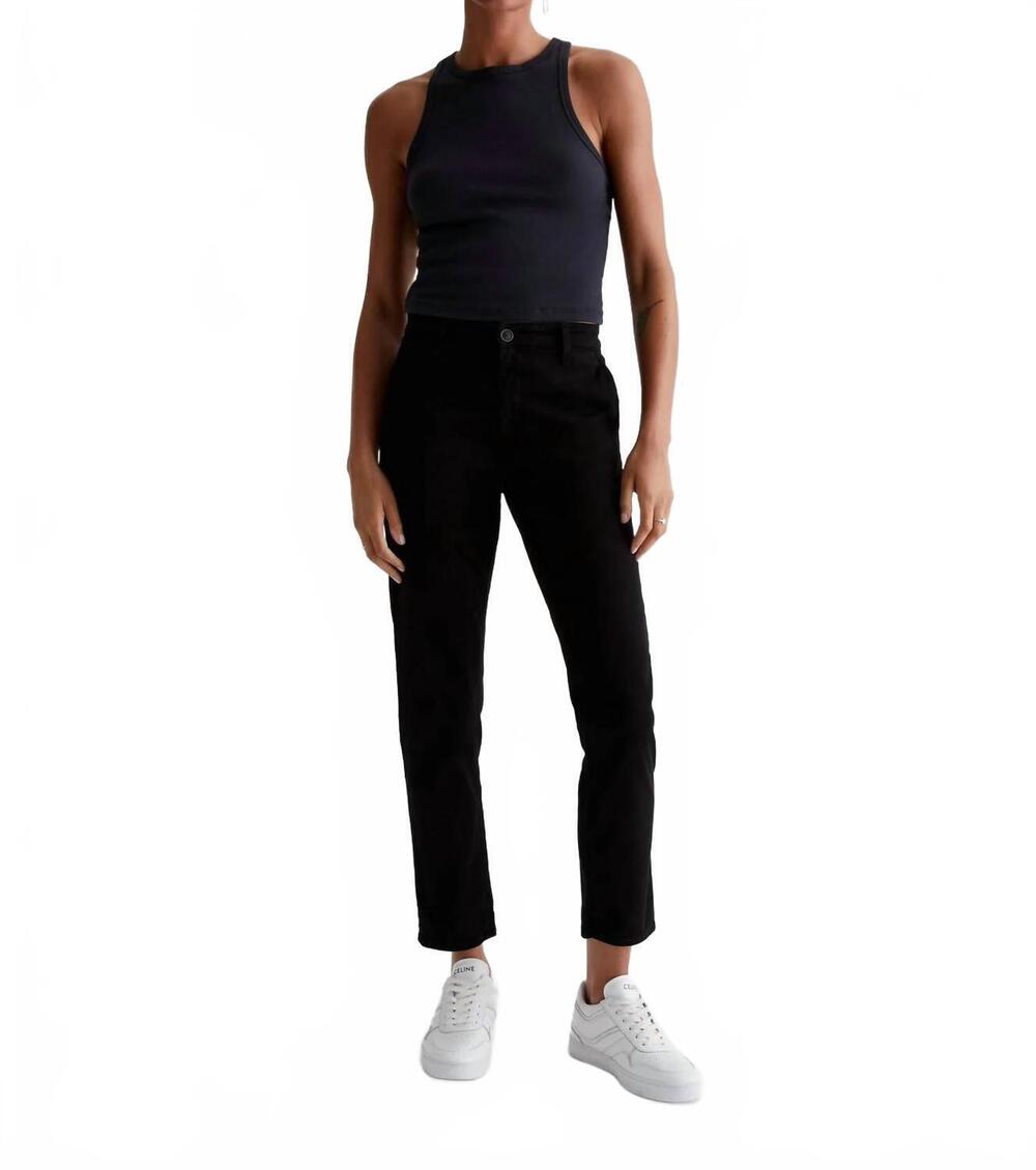 NEW AG JEANS caden tailored trouser in super black